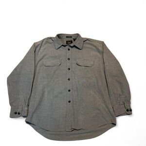 Arrow Men's Charcoal Button-Down Shirt Size Large